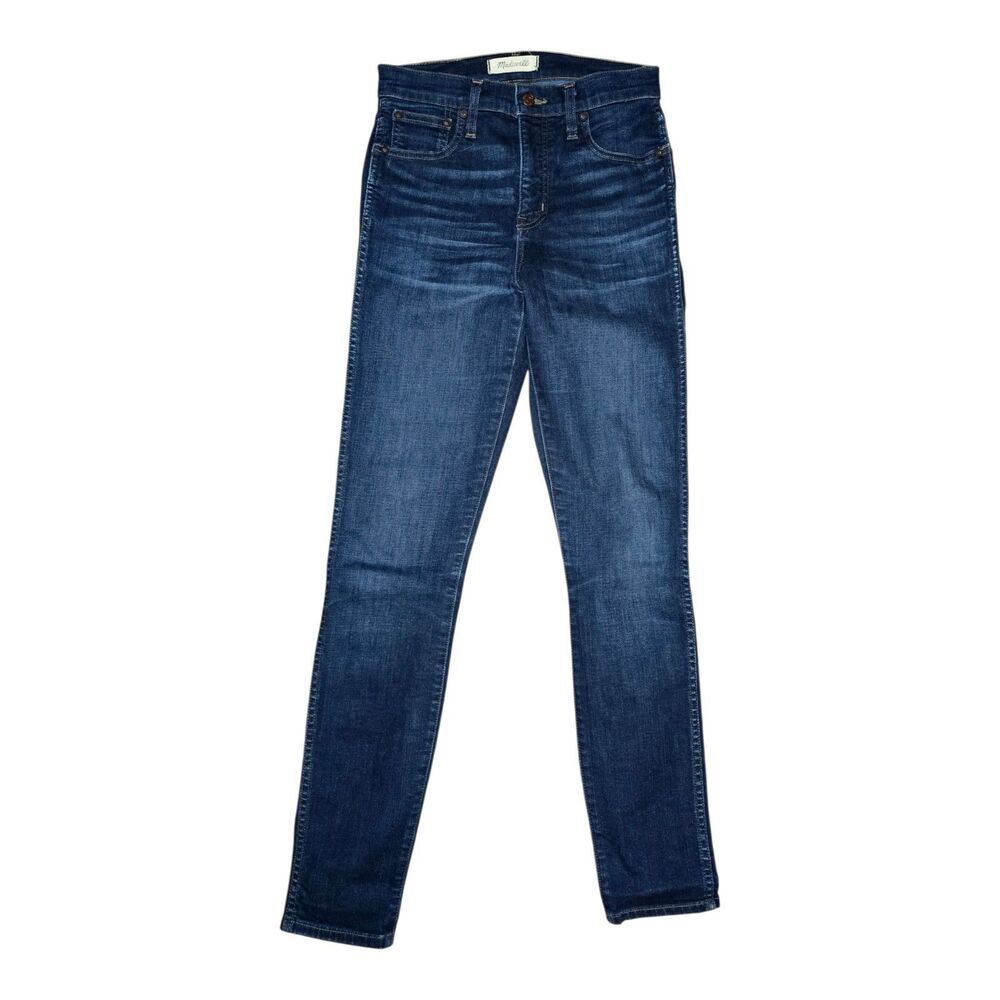 Madewell 10" High-Rise Skinny Jeans Size 25 Blue Medium Wash Magic Pockets